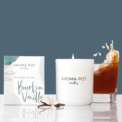 classic scented soy candle | bourbon vanilla | 50+hrs
