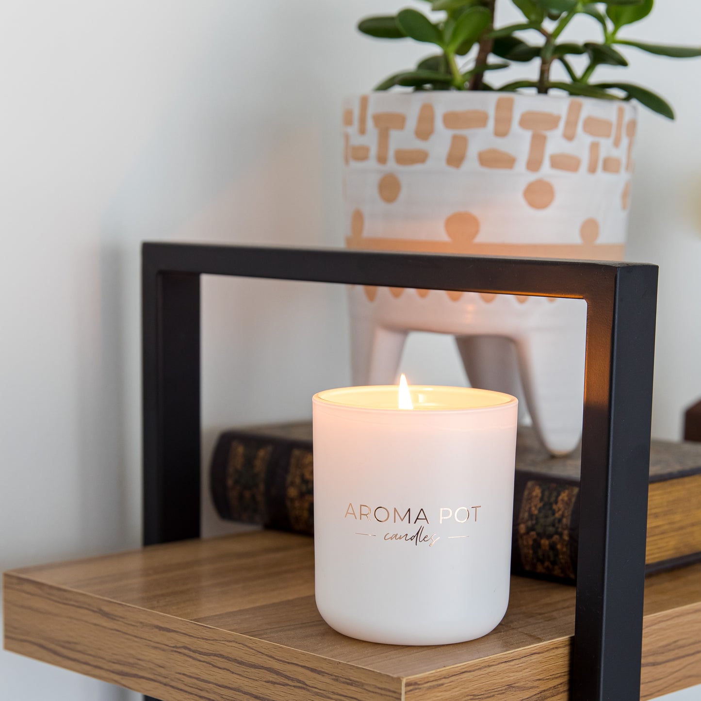 Aroma Pot Classic Candle | Vanilla Caramel | 50+hrs