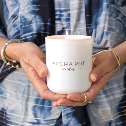 Aroma Pot Classic Candle | Bourbon Vanilla | 50+hrs