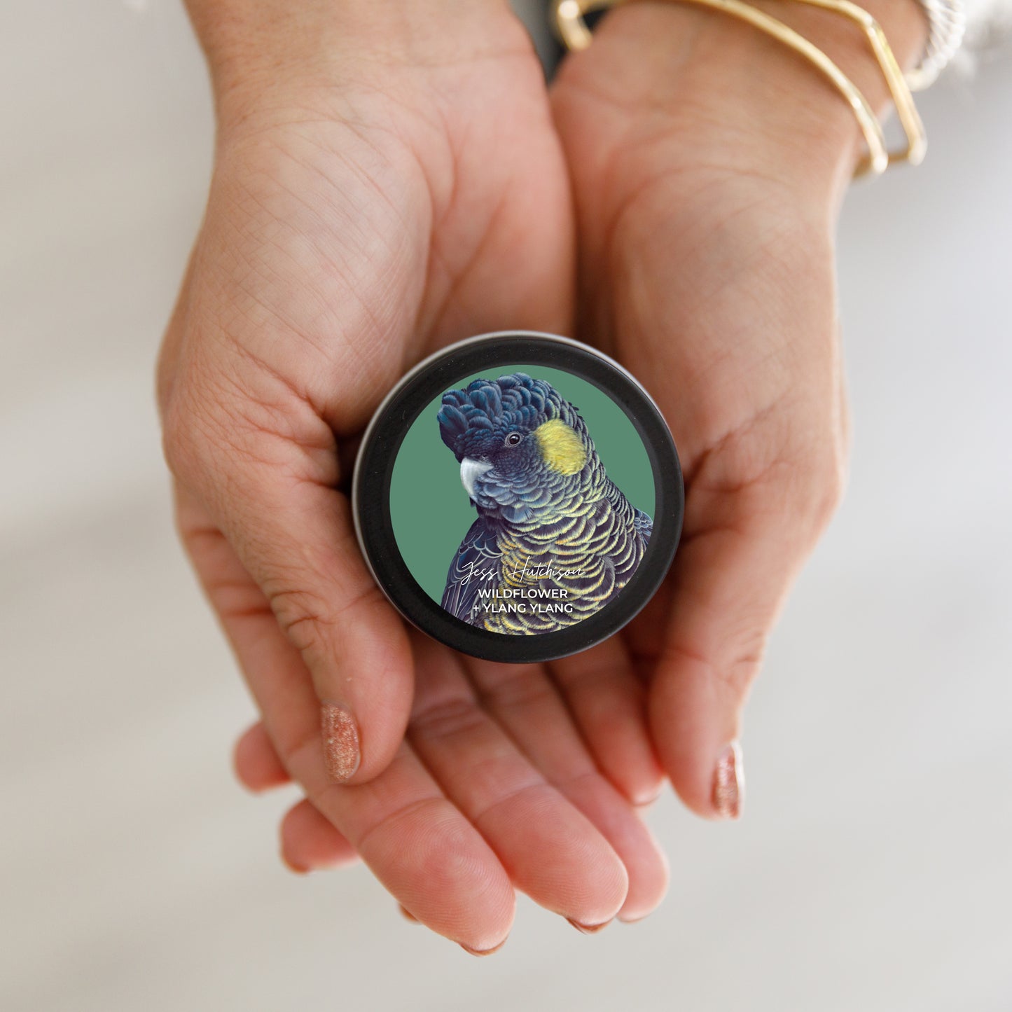 Australian 4 x candle gift set | Birds | 60+hrs