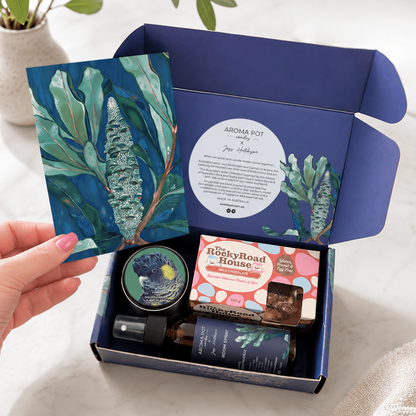 BUNDLE + SAVE - 4 x Australian artist candle + spray gift packs for $99 - over $120 value