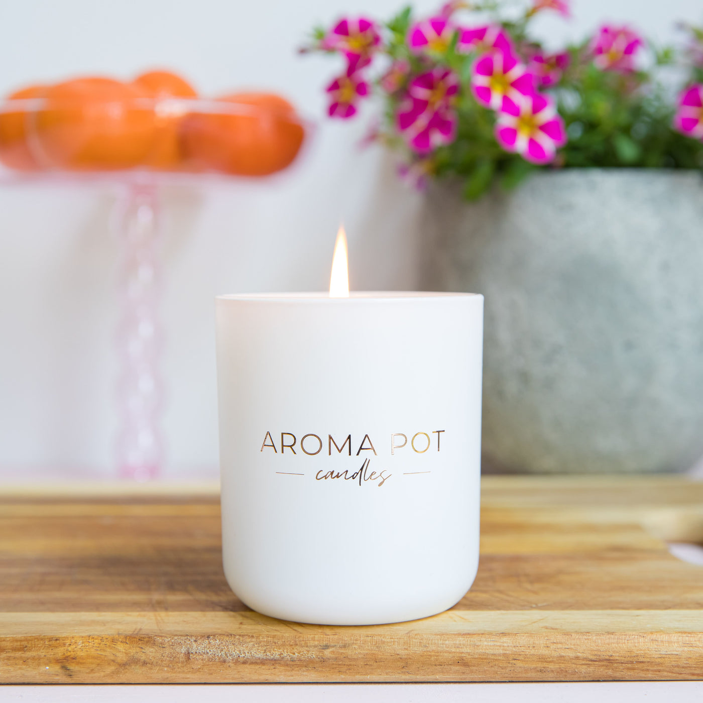 classic scented soy candle | sweet melon | 50+hrs