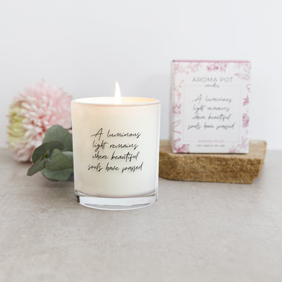 sympathy memorial scented soy candle | Kakadu plum | 50+hrs