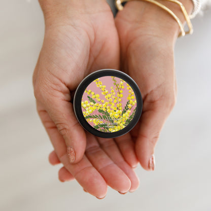 Australian WATTLE candle gift pack | Wattleseed + Honey